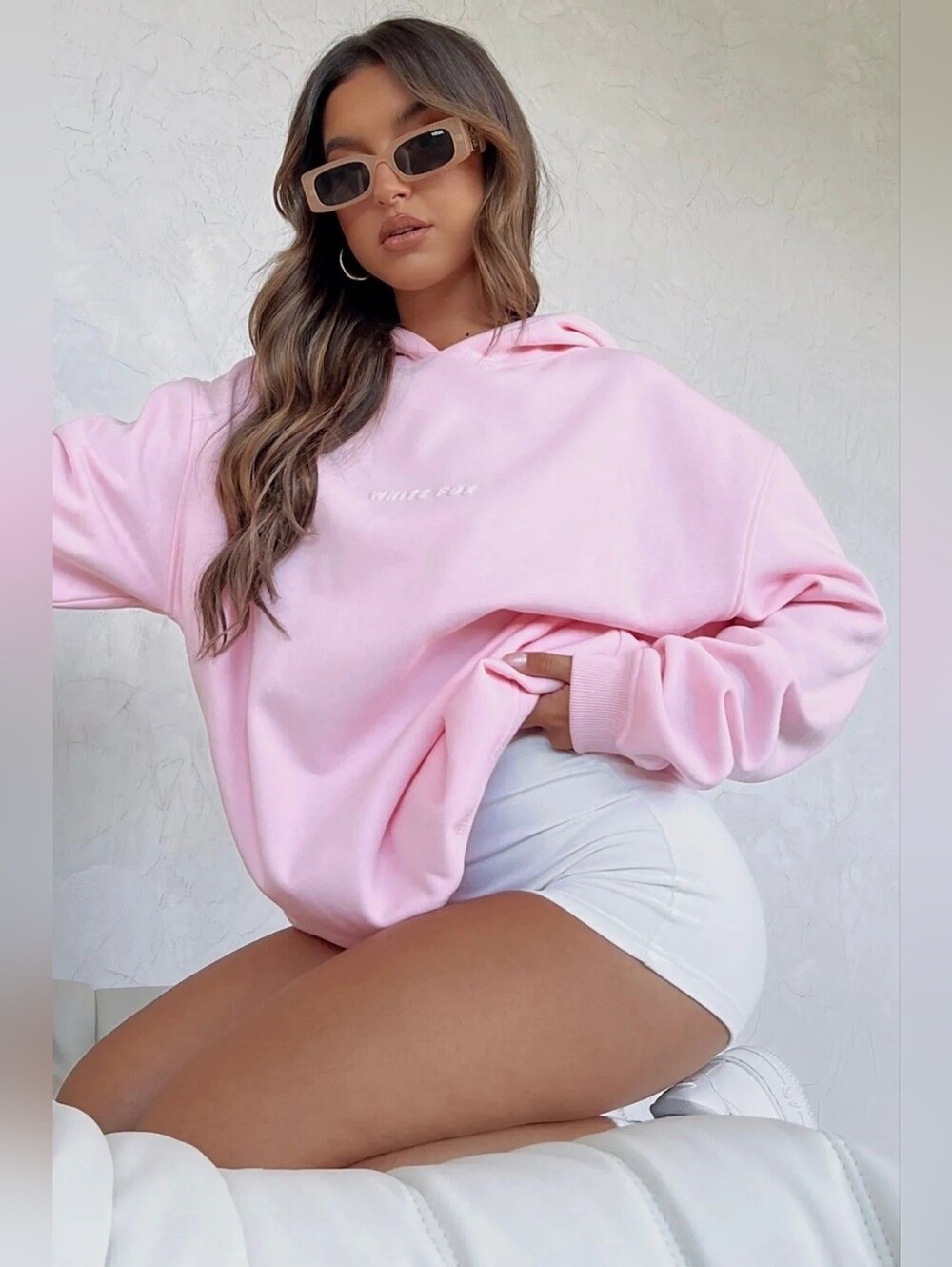 White Fox Boutique Leisure Series Oversized Hoodie Size S/M New